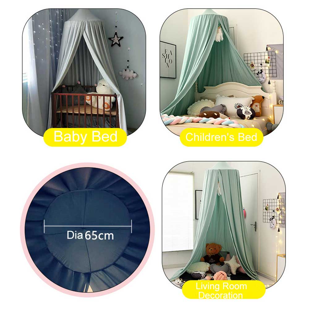 Детская москитная сетка для детской кроватки, сетка принцессы для девочек, москитная сетка для детской комнаты, подвесной купол, детская кровать с балдахином, палатка, декор для комнаты для маленьких девочек