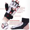 Half Finger Taekwondo Gloves PU Leather Workout Gloves  for Adults and Kids