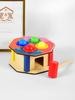 Montessori Wooden Hammering Toy - Develop Fine Motor Skills & Educational Fun for Toddlers!