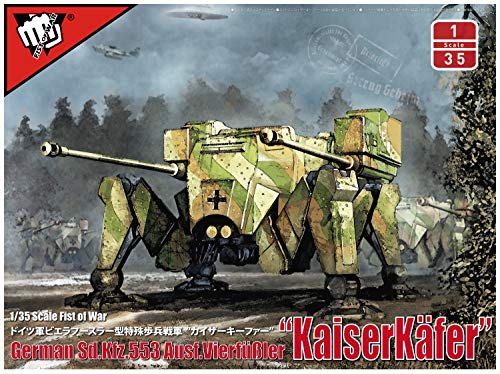 Rocket Models 1/35 Серия Кулак войны Немецкий Тип Бьела-Фюсслер Специальный пехотный танк Kaiser Kiefer Пластиковая модель 47020