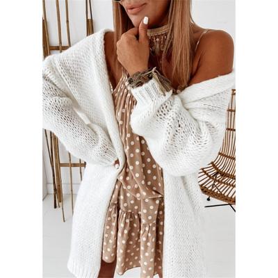 Женский свитер свободной вязки для поездок на работу на осень и зиму