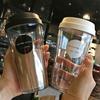 Yousheng 320/420ml Transparent Coffee Tea Cup Heat Resistant Juice Beverage Drink Mug
