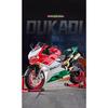 1/9 Ducati 1199 Panigale Сплав Спортивный Мотоцикл Модель Литой Гоночный Мотоцикл Модель со Звуком Распыления Светом Детские Игрушки