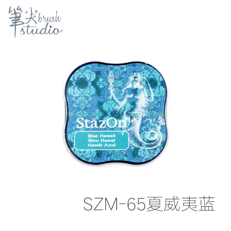 1PcTSUKINEKO Inkpads Stazon Mini Fast Dry Oil Based Ink Pad Metal Leather Glass Multi-purpose Pad