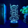 Genshin Impact Klee 3d светодиодная лампа для спальни манга ночные огни аниме фигурка украшения Kawaii подарок