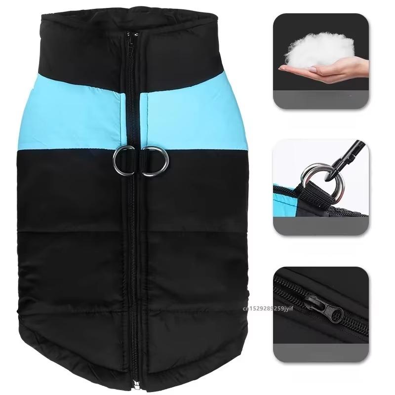 Winter Pet Dog Clothes Warm Big Dog Coat Puppy Clothing Waterproof Pet Vest Jacket For Small Medium Large Dogs Golden Retriever