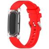 Clear Case Silicone Loop Watchband Strap Bracelet for Google Fitbit Air Smart Band Accessories