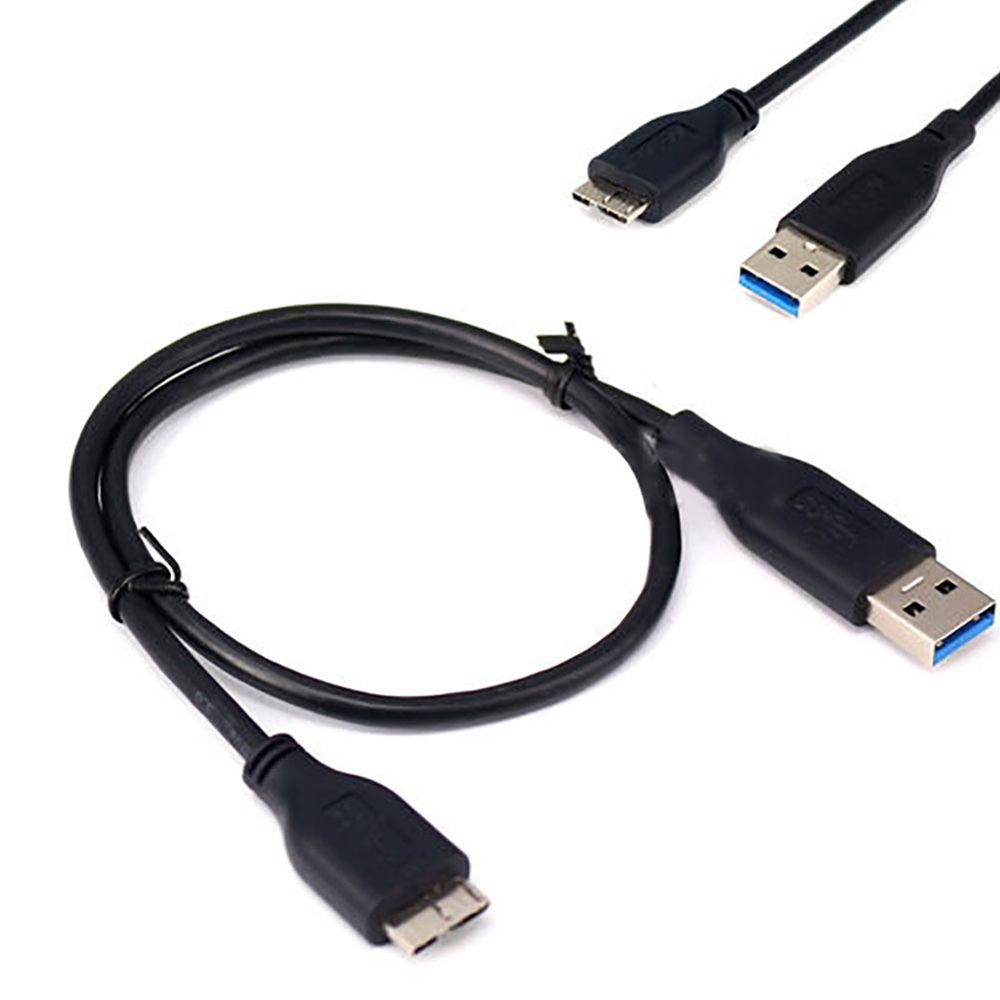 USB A to Micro B Hard Drive Cable Data Sync Cable Cord Micro B USB 3.0 Cable HDD Data Wire