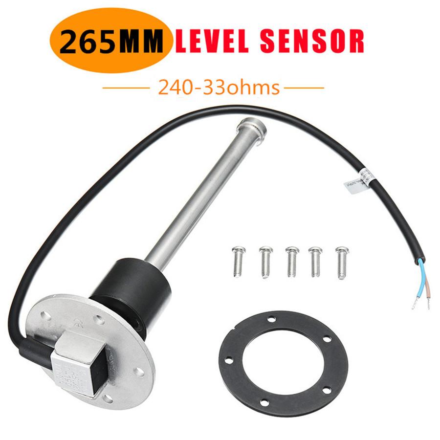 265mm Boat Fuel Sending Unit Marine Truck Car RV Water Level Gauge Sensor 240-33