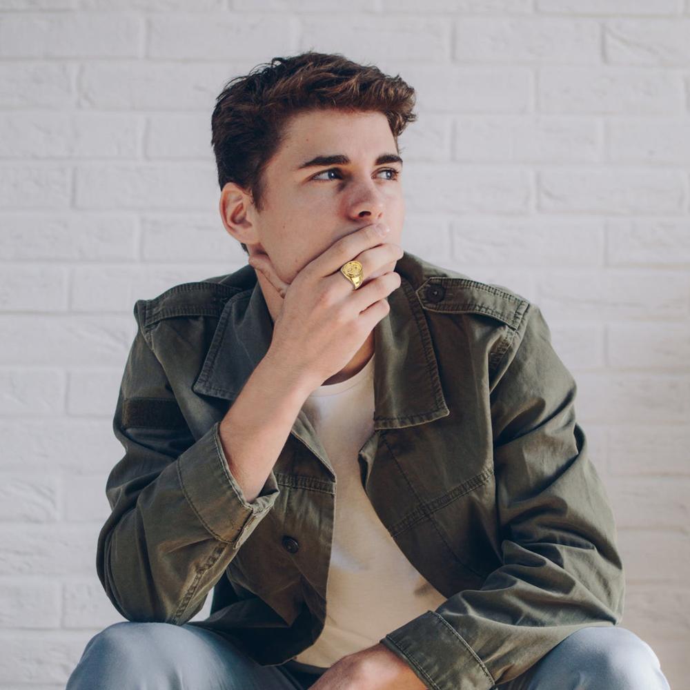 Крест Иисуса Католическое кольцо Сан Бенито Кольца из нержавеющей стали Мужские религиозные украшения Мужской подарок Украшения для вечеринок Прямая поставка