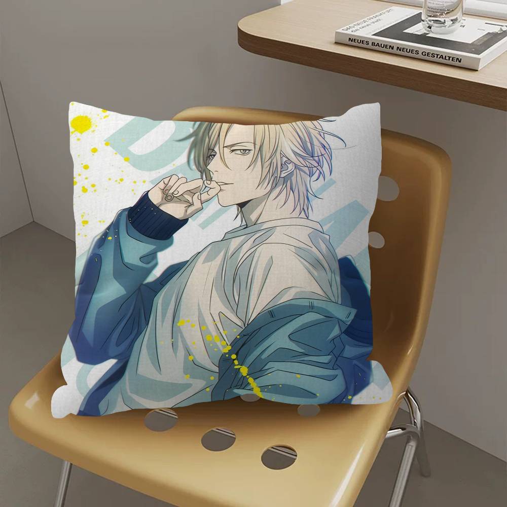 Аниме BANANA FISH Подушка Подарки Мебель для дома и офиса Спальня Диван Автомобильная Подушка Чехол 45x45см