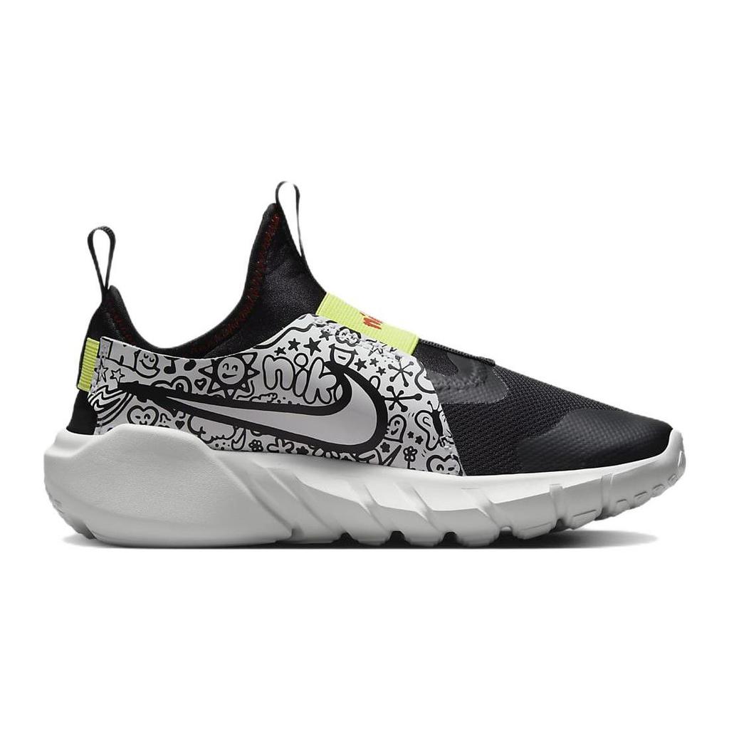 Nike Детские кроссовки Flex Runner 2 JP GS Doodles Black Picante-Red Light-Lemon-Twist DV8253-001