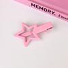 Cute Star Barrettes Clip Hairpin Y2K Girls Ornaments Headdress Hair Accessories Harajuku Barrettes Clip Bangs Hairpin