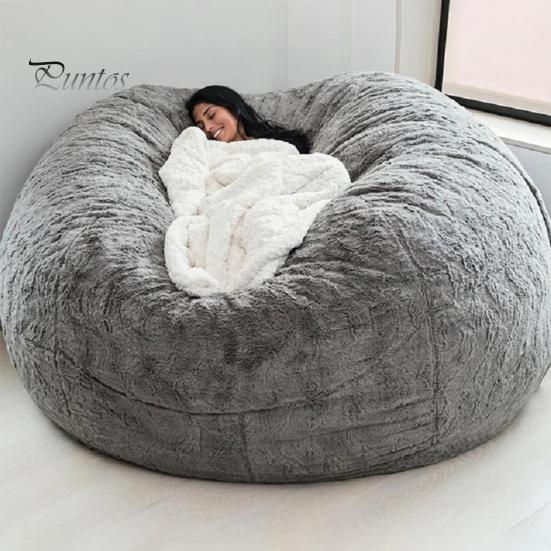 Модный моющийся дышащий чехол-мешок для дома, большой круглый ультра-мягкий чехол для ленивого дивана, мебельные аксессуары