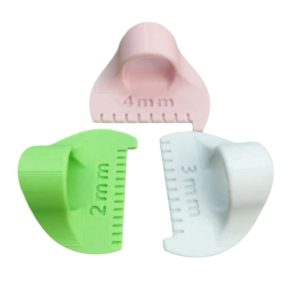 3Pcs Sewing Template Ruler Finger Sewing Ruler Quilting Stitching Aid For Fabric Measuring Quilting Sewing Craft Project