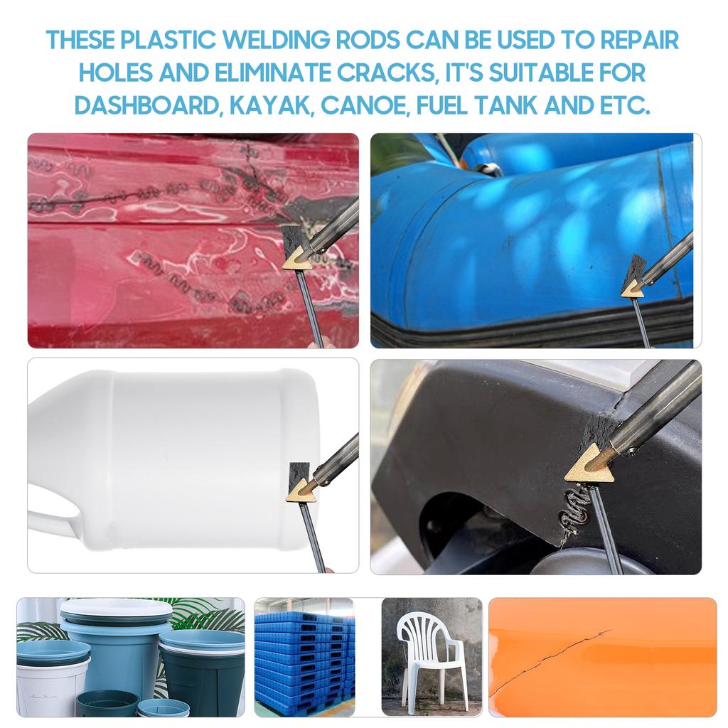 50 шт. ПП пластиковые сварочные стержни низкой плотности полипропиленовые плоские стержни для автомобильного бампера пластиковые трубы автомобиля