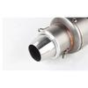 60mm To 51mm To 36mm Motorcycle Exhaust Muffler Adapter Head Mild Steel Convertor Adapter Reducer Connector Pipe Tube