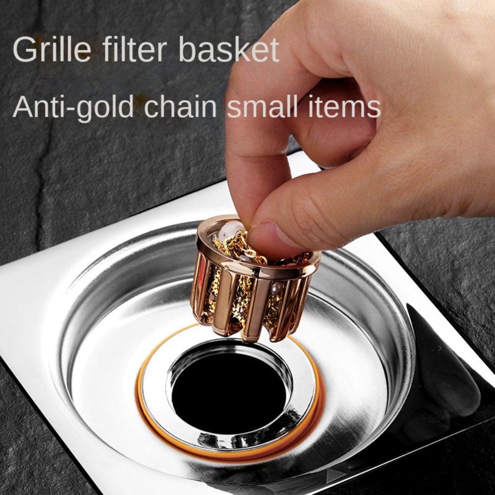 Shower Drainer Seal Stopper Insect Prevention Floor Drain One Way Valve Anti odor Drain Cover