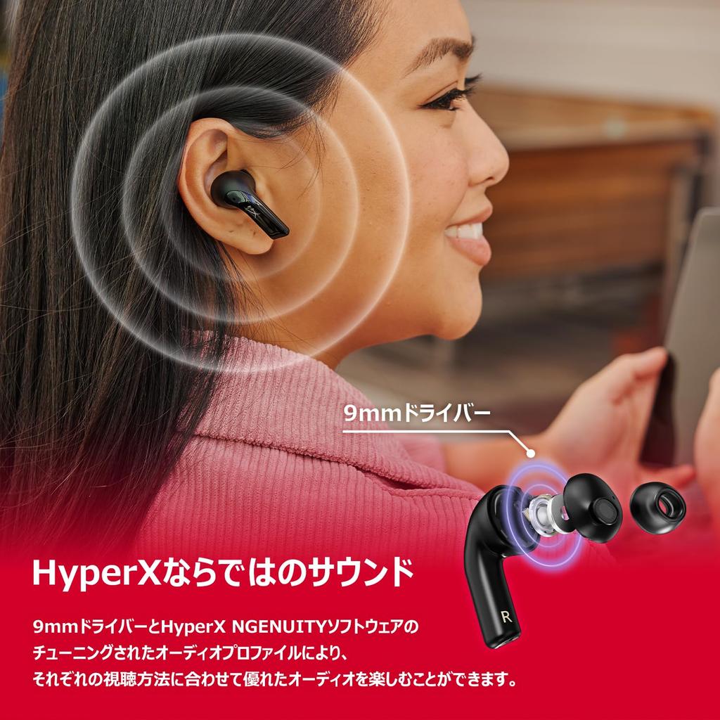 HyperX Cloud MIX Buds 2 Беспроводные наушники с шумоподавлением Bluetooth Сверхнизкая задержка 20 мс ГГц До 26 часов Гарантия 2 года 7D0A4AA 2.4