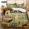 Letter Duvet Cover Set Letter Motivational Words To Son Letter Bedding Set Bedclothes Double Queen King Polyester Quilt Cover