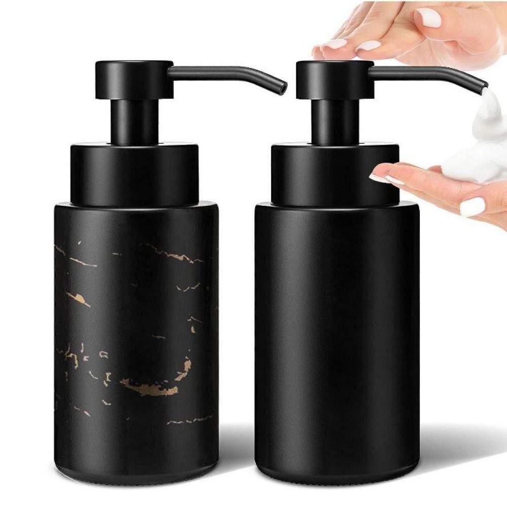 304 Stainless Steel Pump Hand Soap Dispenser Rust Proof Liquid Storage Container  Countertop