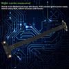 26-27 Pcie X1 Riser Cable Dual Right Angle Pcie 3.0 X1 To X1 Extension Cable 8gbps Pci 1x Riser Card 20cm JU