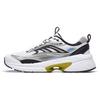 Li Ning Comet LITE Амортизация Скользкие Устойчивые к истиранию Поддержка Низкие Повседневная Обувь Мужская Серо-Красный Белый AGCT235-2
