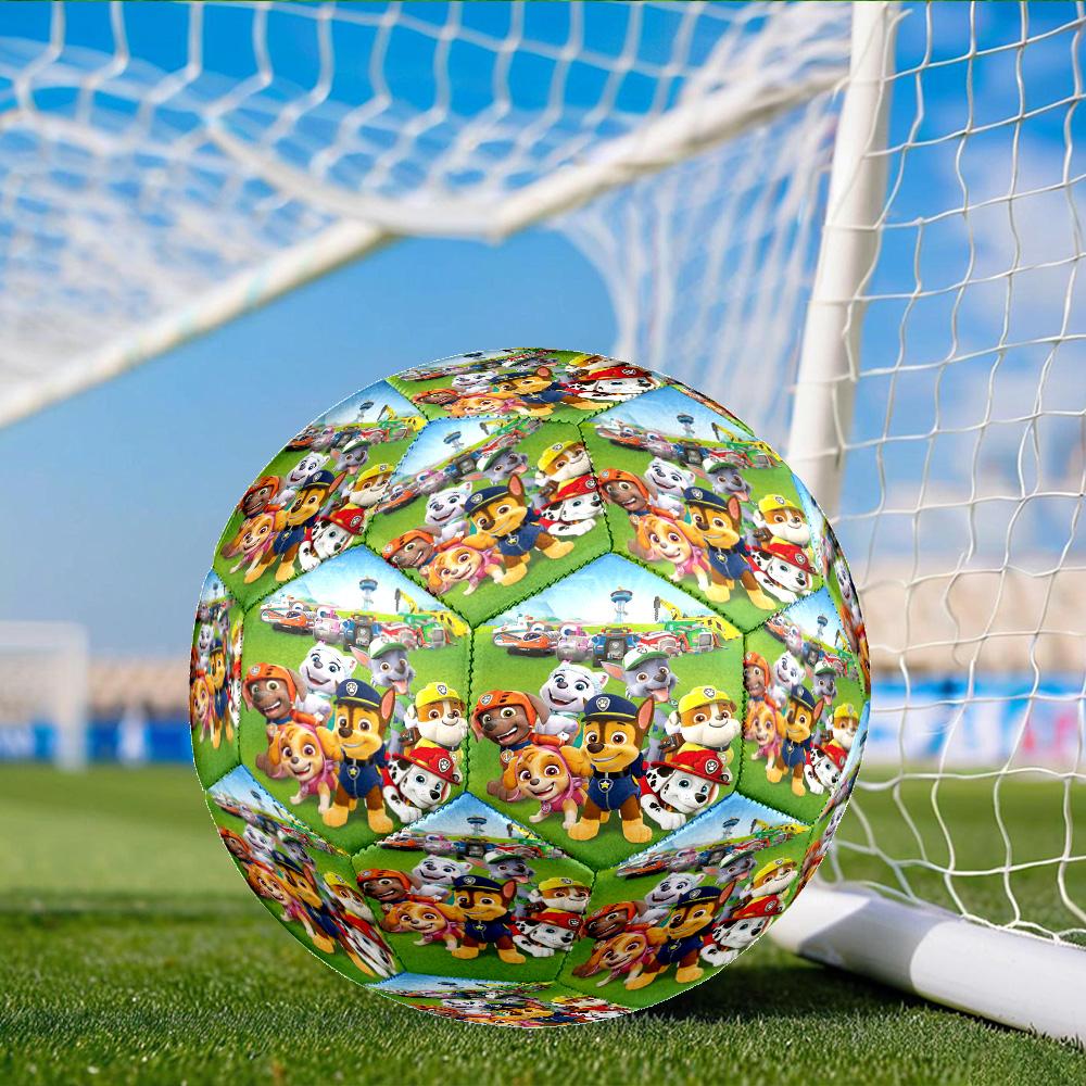 Dog Paw Heroes Size 5 Soccer Balls, Anti-Slip, Protective Football, Outdoor Sport, Practice Games, Birthdays Gift Suitable for fan
