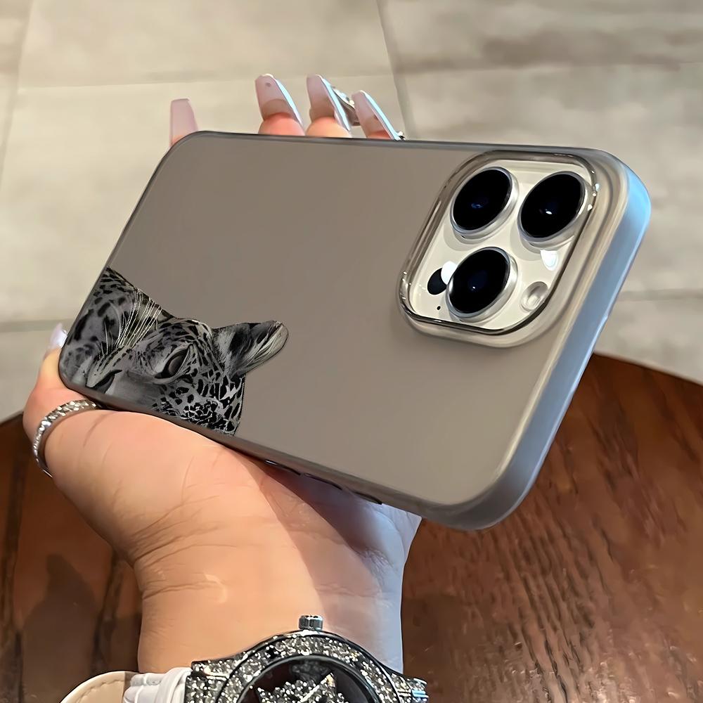 Мягкий чехол для телефона с принтом "Черный тигр" для iPhone 17 16 15 14 13 12 11 Pro Max 7 8 XR XS, прозрачный силиконовый мягкий чехол
