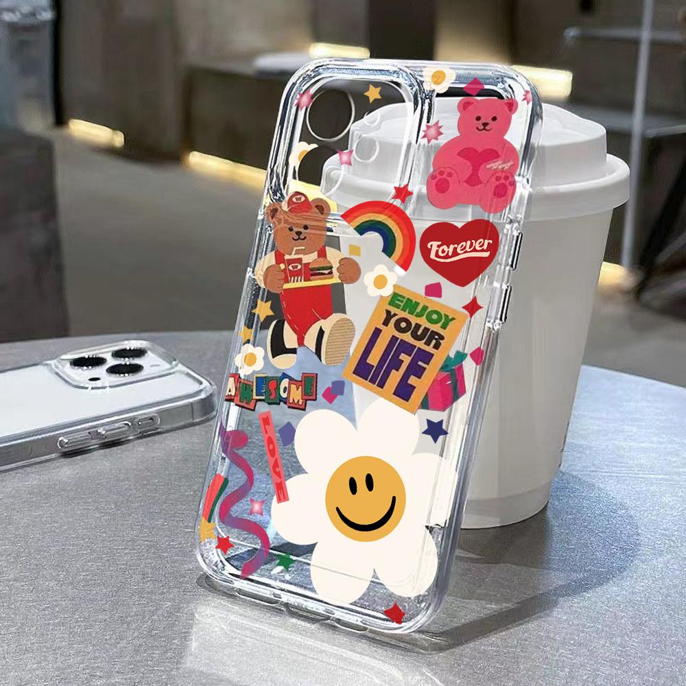 Чехол для телефона Samsung A56 5G Galaxy A55 A36 A26 A16 A15 A35 A34 A33 A54 A53 A52s A25 A14 A13 A06 A05s A05 Мягкий ТПУ Чехол с цветами