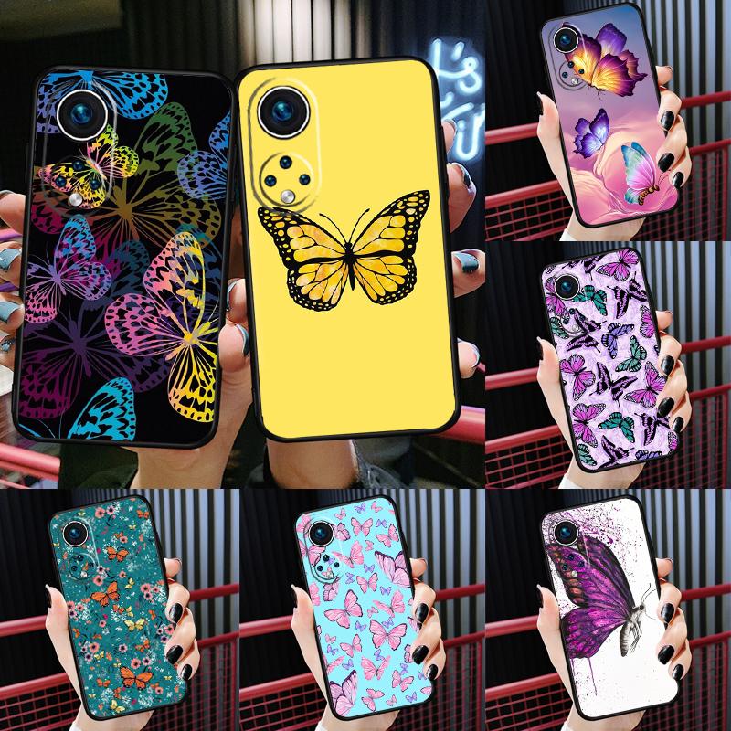 Luxury Butterfly Case For Honor 200 Pro X9c X9b X9a X8a X8b X7a X6a X8 X9 50 70 90 Magic 5 6 7 Lite Cover