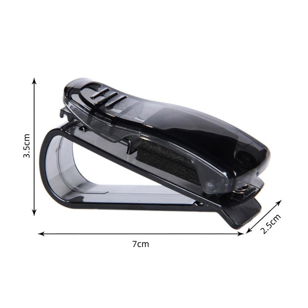 1PC High Quality Sunglasses Clip Card Holder Car Sun Visor Storage Glasses Mount