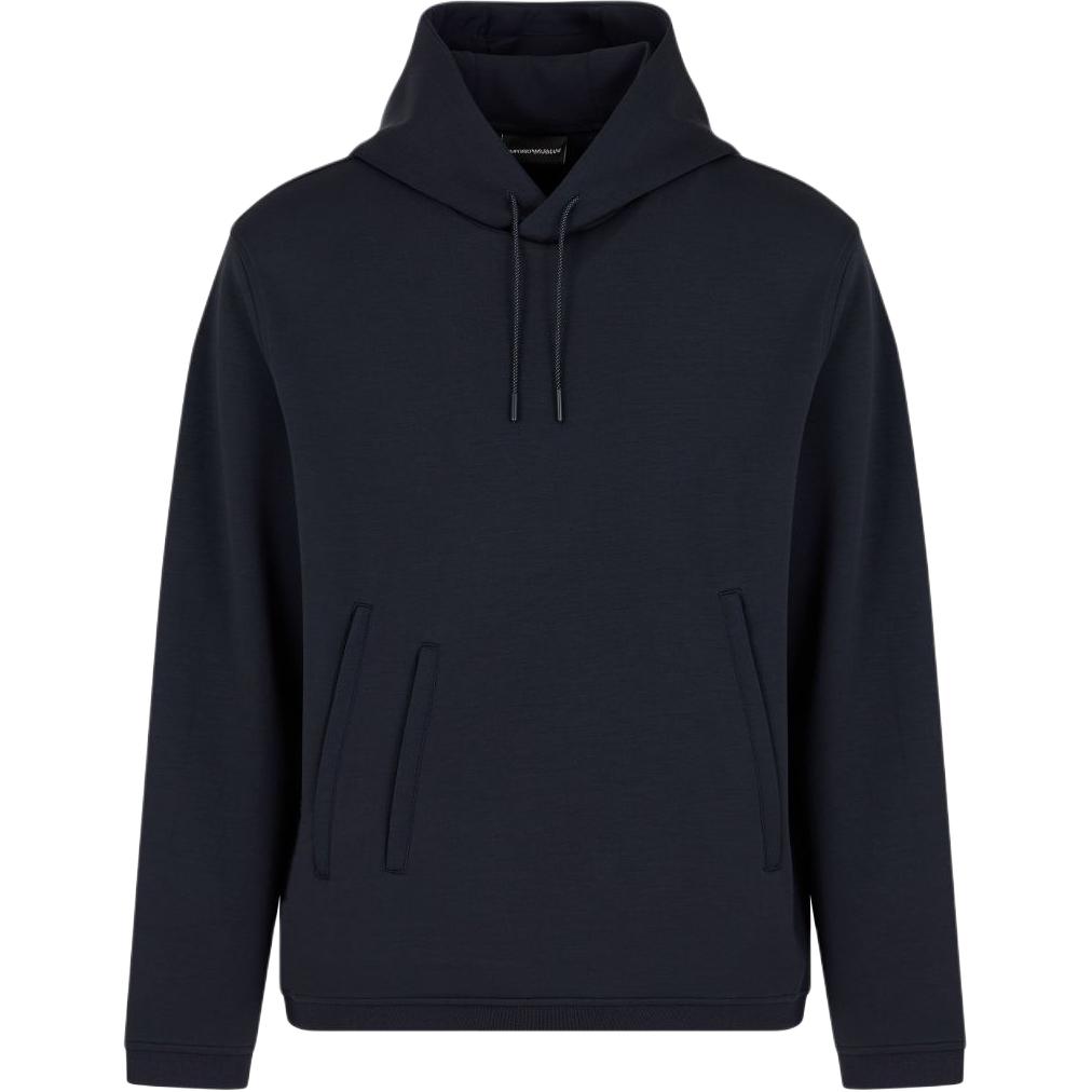EMPORIO ARMANI Travel Essential Modal blend Double Jersey Hooded Sweatshirt EM000314-AF101031-UB118