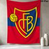 Footballclub Basel Wall Tapestry Aesthetic Wall Hanging Printed Fabric Blanket Decorative Tapestries For Bedroom Living Room Home Decor