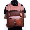 Goat Messenger Laptop Genuine Bag Backpack Vintage Rucksack Leather