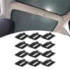 12pcs For Tesla Model Y S X 3 Car Sunshade Curtain Buckle Roof Sunshade Clips Skylight Split Shade Sunshades Sun Block Clips