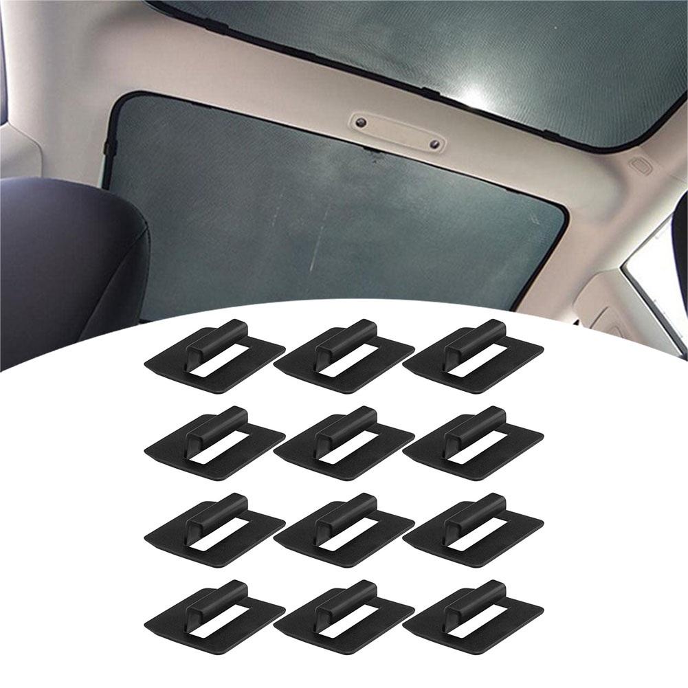 12pcs Sunshade Net Curtain Buckle Fixing Buckle For Tesla Roof Sunshade Clips Skylight Split Shade Sunshades Sun Block Clips