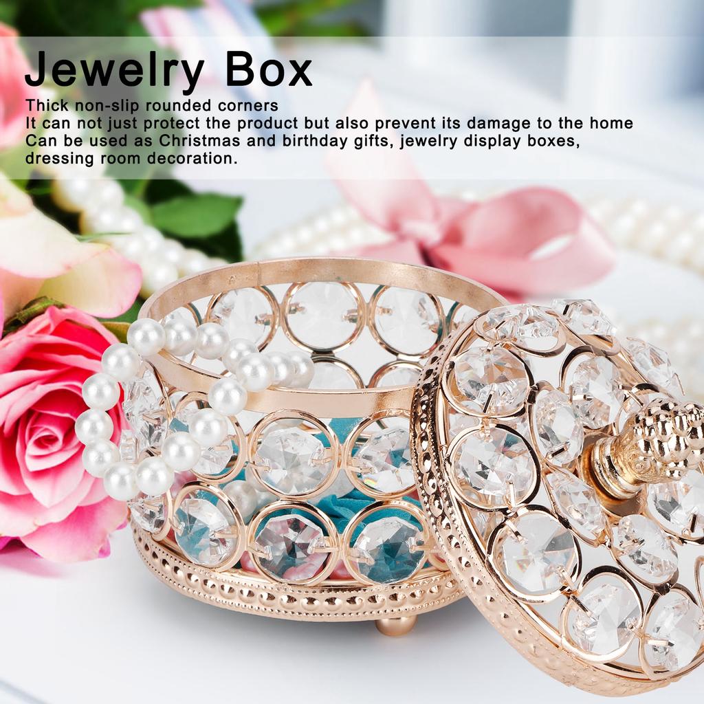 Шкатулка для драгоценностей Организатор Серьги Кольца Браслеты Коробка для хранения для свадьбы B