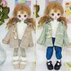 Multi-Colors Doll Woolen Coat Casual Wear Woolen Outwear for 1/6 BJD 30cm Dolls DIY Toys
