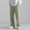 Летние тонкие мужские свободные длинные брюки однотонные уличные повседневные эластичные брюки макси размера плюс
