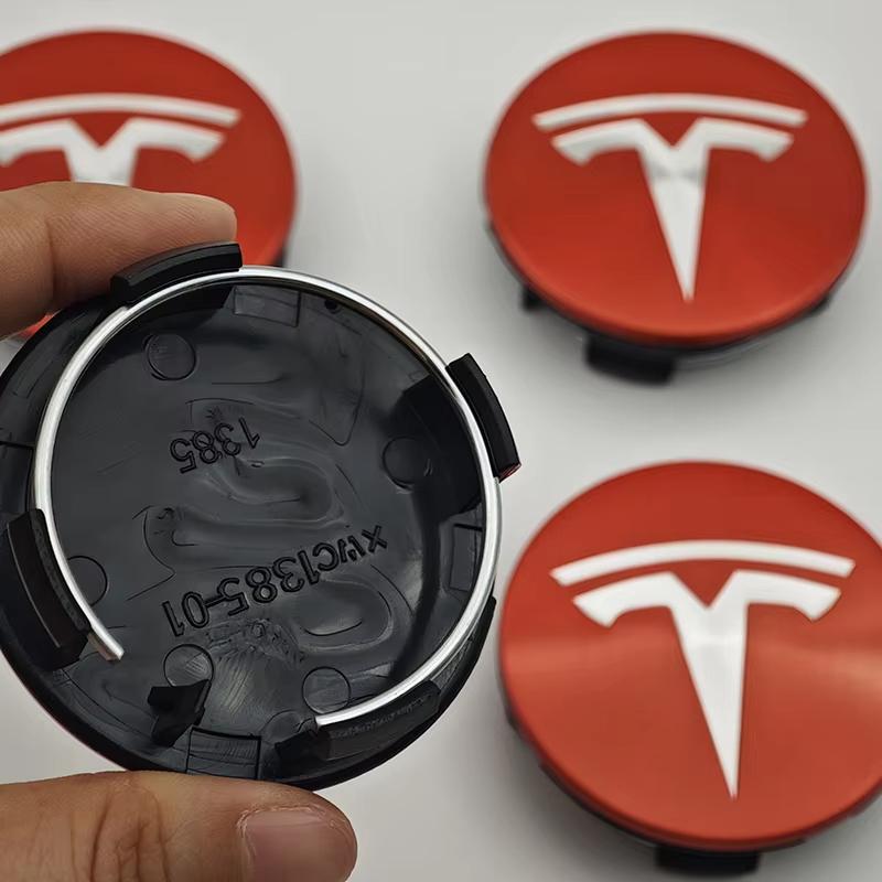 4 шт./комплект ABS 56 мм Оригинальные центральные колпачки на диски Tesla с логотипом-эмблемой Для дисков Tesla Model 3 Y S X Колпачки-заглушки ступицы Аксессуары-значки
