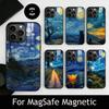 T-Звездная Н-Ночь Чехол для телефона Для iPhone17,16,15,14,13,12,11 Plus,Pro Магнитный Для Magsafe Беспроводной Зарядки