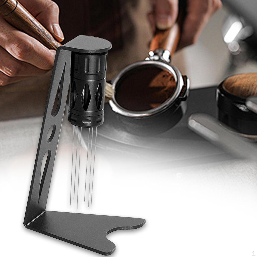 Инструмент для эспрессо, 6 штифтов, распределение кофе, легкий полый вращающийся штифт, порошок для кафе