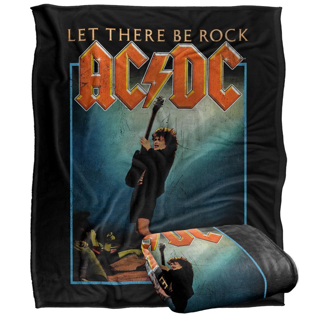 AC/DC Let There Be Rock Silky Supersoft Blanket