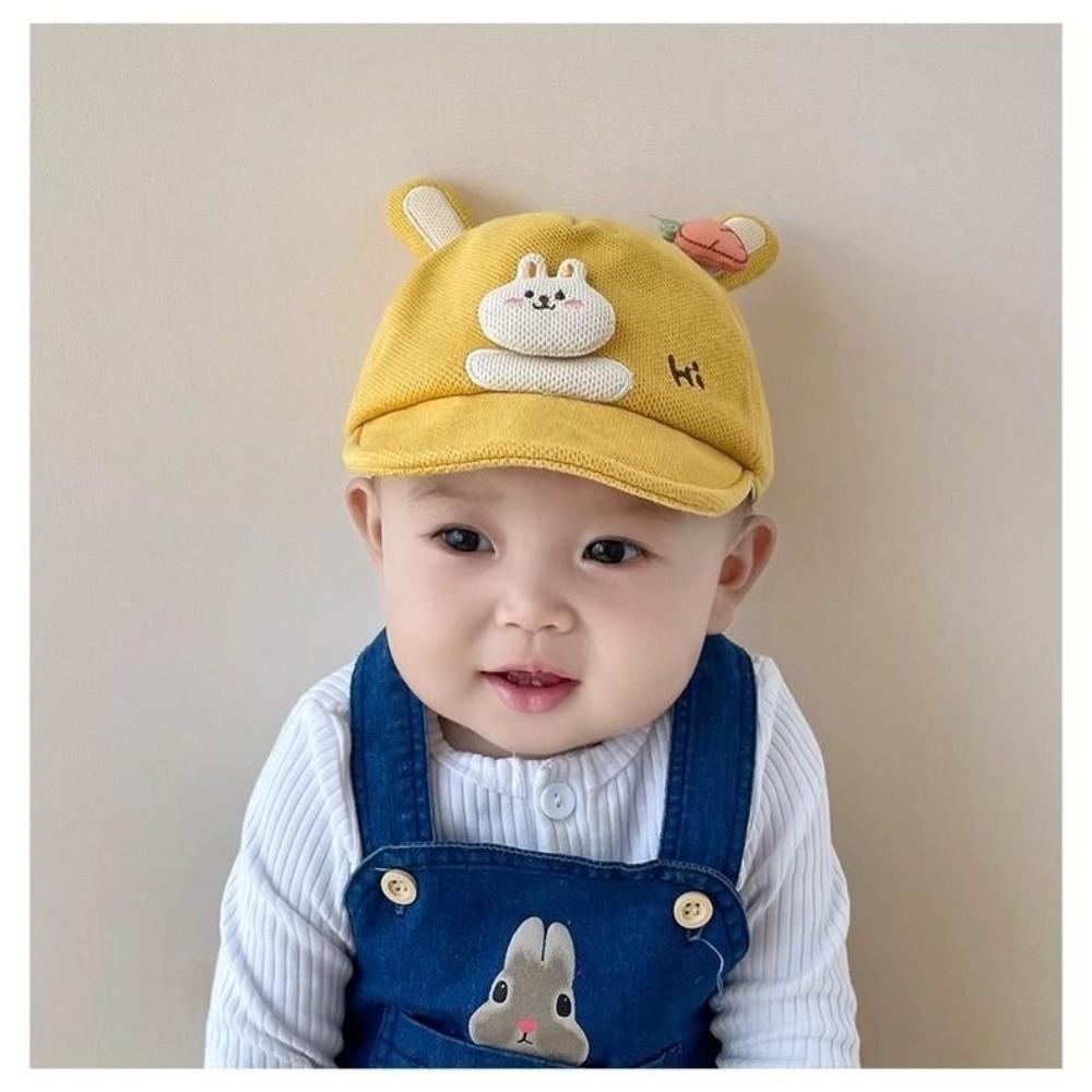 Cartoon Rabbit Ears Cartoon Peaked Hat Soft Brim Sun Hat Cute Sunshade Visors Boys Girls Kids