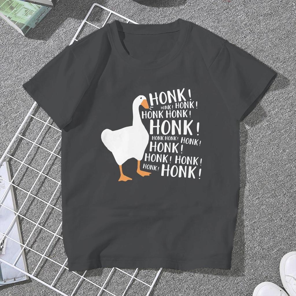 Футболка Honkers для девочек Футболки по игре Untitled Goose Game Модная женская футболка Базовая летняя футболка оверсайз Мужская одежда Футболка