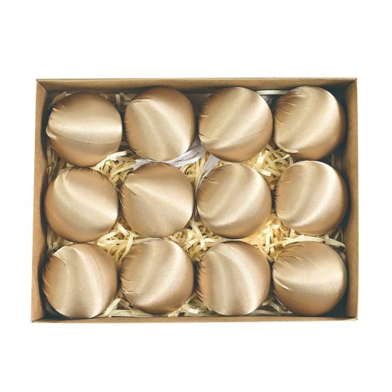 12 шт./набор 6 см бархатный рождественский шар украшение небьющийся пластик многоразовый праздничный рождественская елка подвесной флокированный шар украшение подвеска