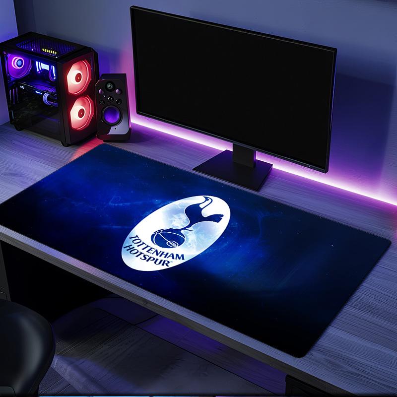 Коврик для мыши с гербом Tottenham Hotspur, резиновая основа, коврик для игрового стола, коврик для мыши для геймеров и офисного использования, игровой стол, легко моющийся коврик