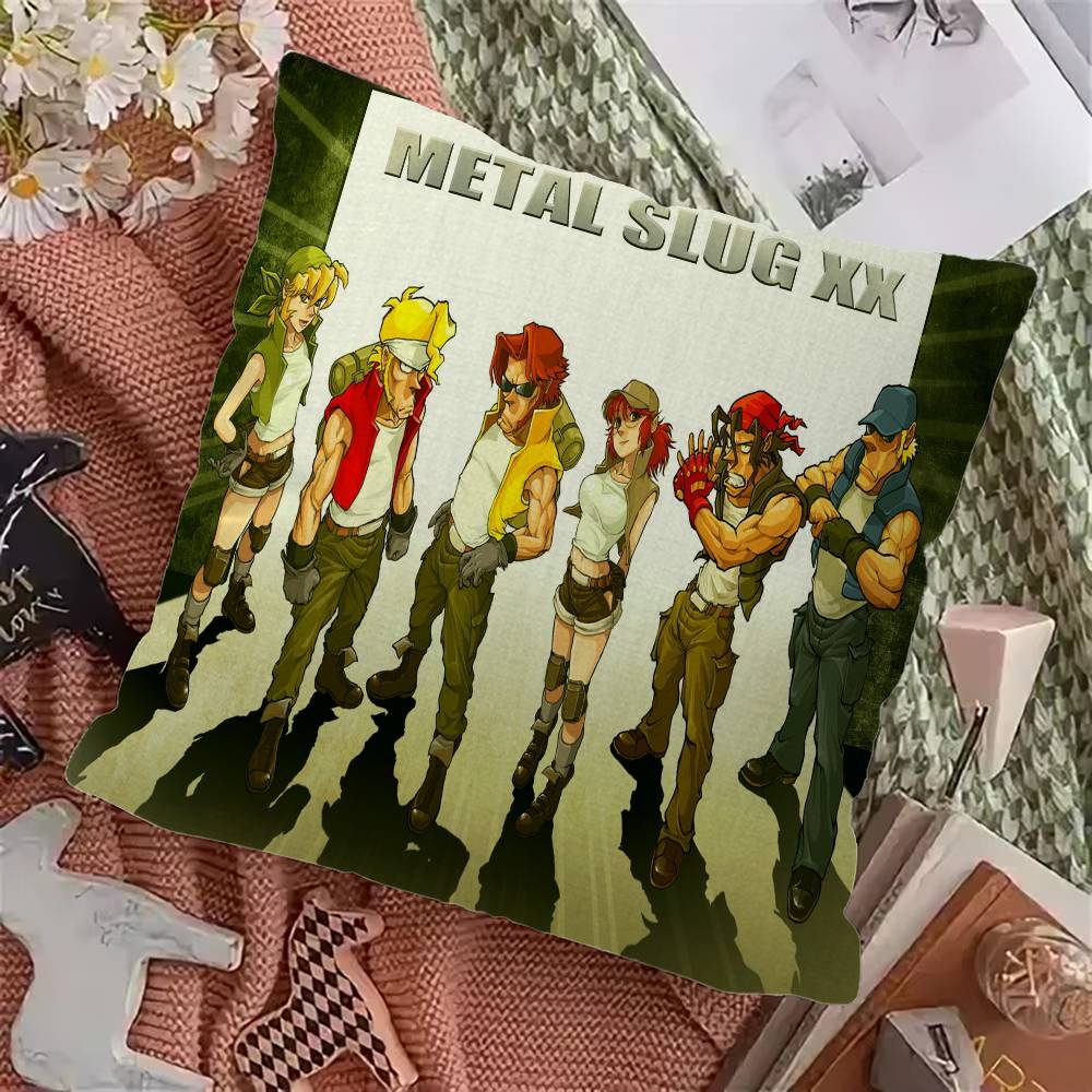 Ретро Игра Metal Slug Подушка Подарок Декор для Дома Офиса Подушка Спальня Диван Автомобиль Наволочка