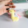 Cartoon Plush Dinosaur Keychain Soft Dinosaur Bag Pendant Lovely Dinosaur Doll Pendant  Couple